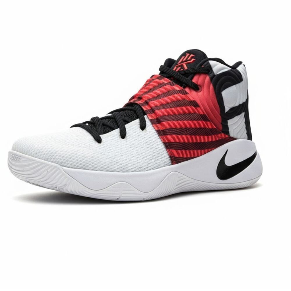 Nike Kyrie 2 LMTD Basketball Shoes Mens 12 Red White Mids Lace Up 838639-990